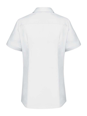Bluse Karo Weiss